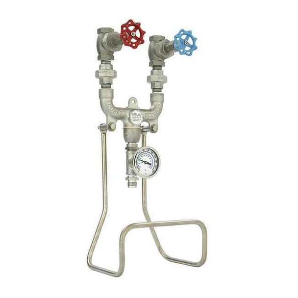 Leonard Valve Hose Station,3/4 In,SS/Brass,25 In L ST-75-LF-ED