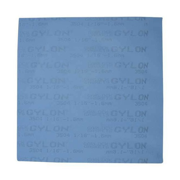 Garlock Gasket Sheet,30 x30 In,PTFE w/Glass,Blue 3504-30125