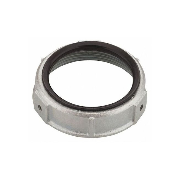 Raco IMC Bushing, 4 in, Threaded, Iron, Zinc Plated, Gray 1129