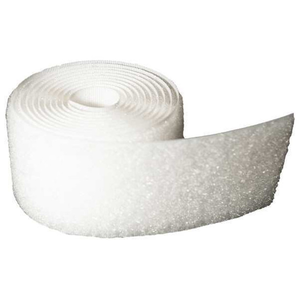 Velcro Brand Hook-and-Loop Fastener, White, Roll 186786