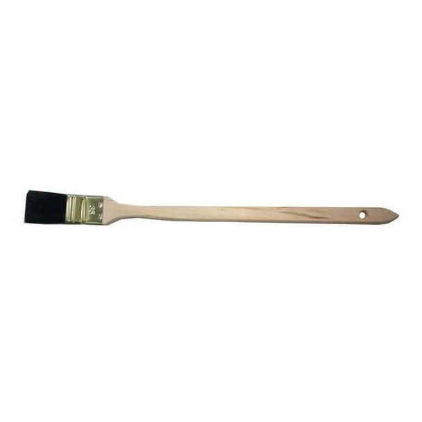 2-1/2" Bent Radiator Soft, Synthetic Bristle, Paint Brush, Wood Handle
