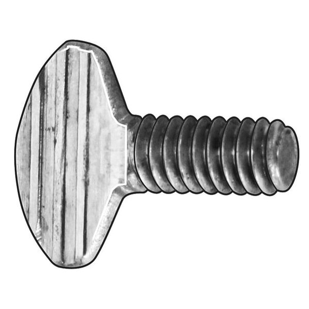 Manufacturer Varies Thumb Scrw, Type P,#10-32,18-8SS,1"L,PK5 TSFIX-100100P-005P