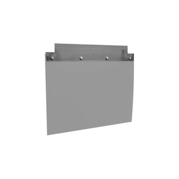 Buyers Products Splash Guards, Steel, Gray, 1 PR MFBH2375F