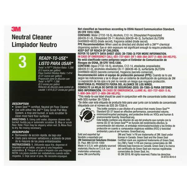 Tolco Secondary Label,Multicolor,PK12 340403