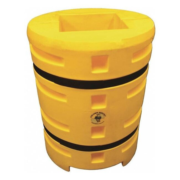 Sentry Column Protector, Yllw, 16inLx16inW, LLDPE CS3342-16S