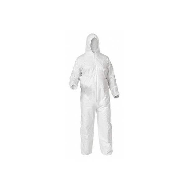 Kleenguard Dispos Covall Liq Parti Protect Hood WHT MD 25/Cs 38937