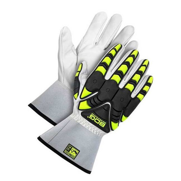 Bdg Goatskin 3" Gauntlet w/ Backhand Protection, Size L 20-1-1873-L