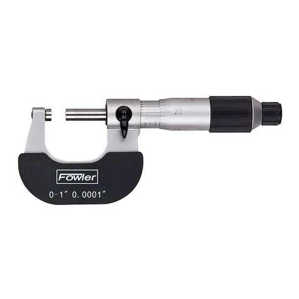 Fowler Micrometer,Swiss Style,0-1"/.0001" 522292010