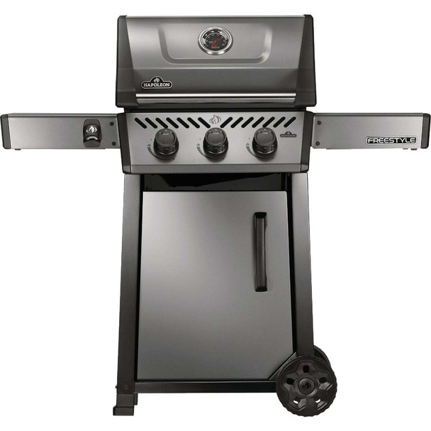 Napoleon Freestyle 365 3-Burner 33,000 BTU Propane Gas Grill, Graphite Gray