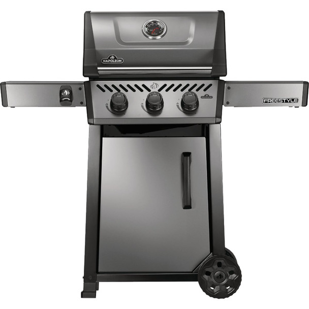 Napoleon Freestyle 365 3-Burner 33,000 BTU Propane Gas Grill, Graphite Gray
