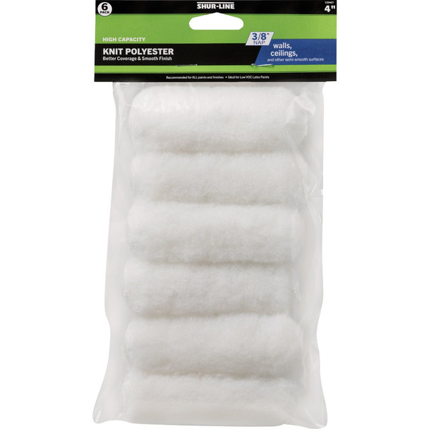 Shur-Line Better 4 In. x 3/8 In. Knit Roller Cover (6-Pack) 30022302