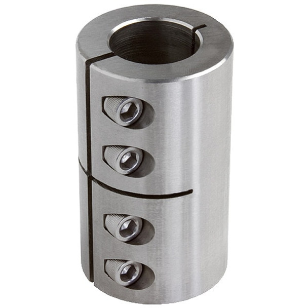 Climax Metal Products Rigid Shaft Coupling,Clamp,1-13/16" L ISCC-075-062-S