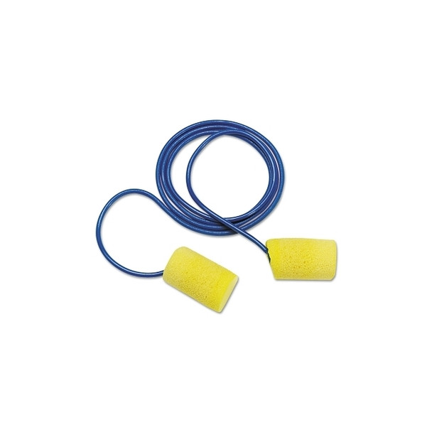 E-A-R Classic Foam Earplugs, Yellow, Corded Pack of 200