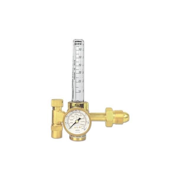 Flowmeters/Regulators, Argon; Helium; Carbon Dioxide, CGA 580, 4,000 psi inlet