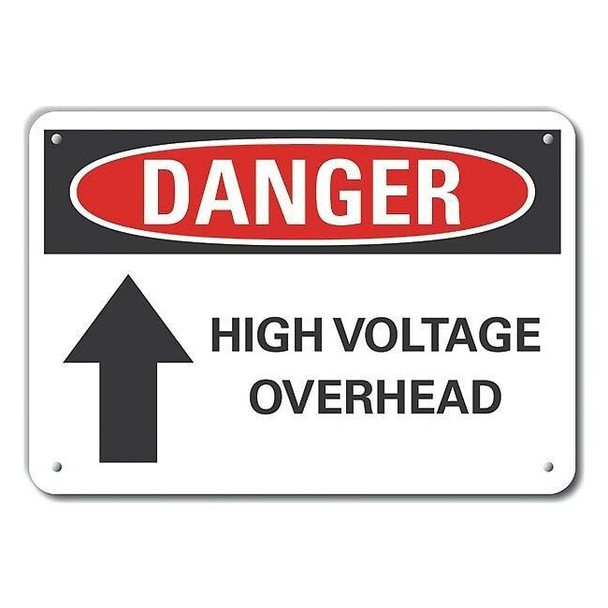 Lyle Alum Danger High Voltage,14"x10", LCU4-0193-NA_14X10 LCU4-0193-NA_14X10