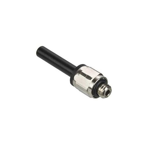 Legris Metric Push-to-Connect Fitting, Polymer, Black 3131 08 10