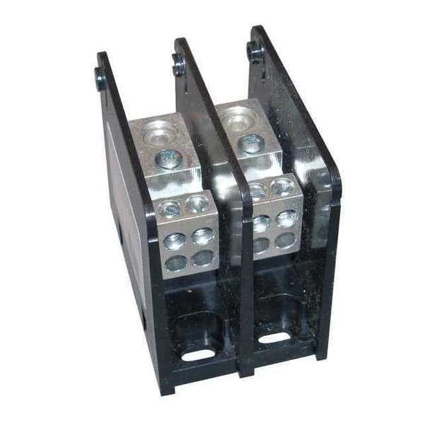 Power Distribution Block, Open, 2 Pole, 175 A Copper, 1,000 V AC/DC, Screw
