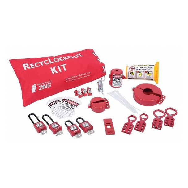 Zing Portable LockoutKit,ElectricalLockout,35 7134