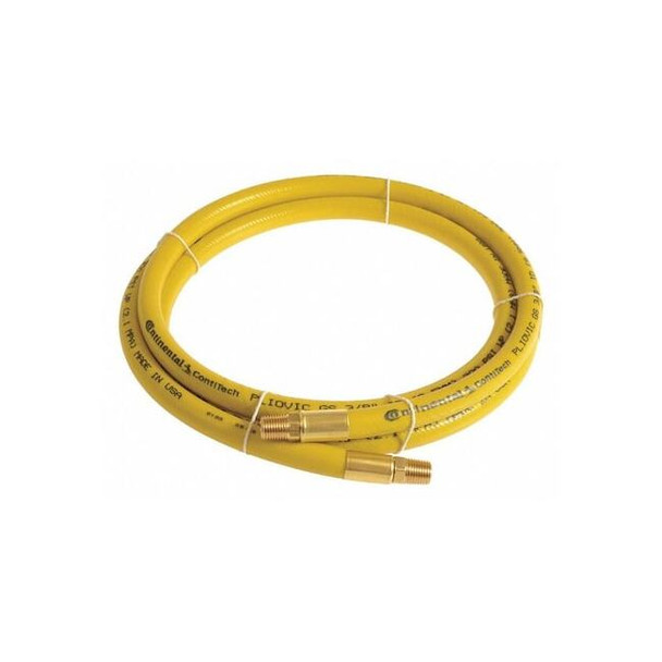 3/8" x 15 ft PVC Coupled Multipurpose Air Hose 300 psi YL