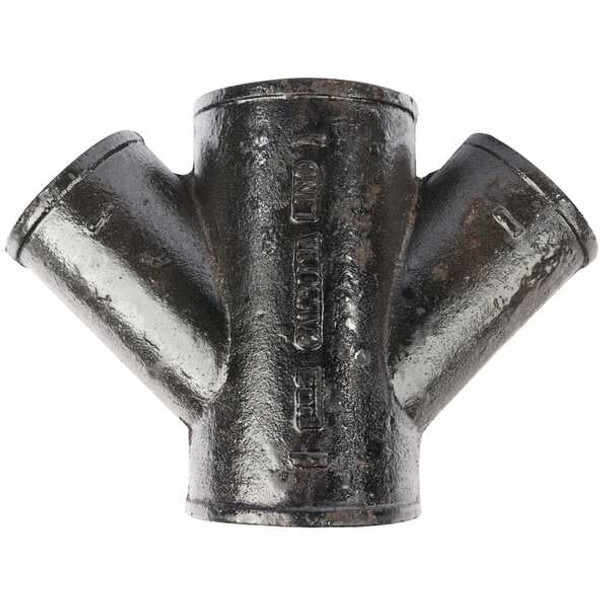 Manufacturer Varies Double Wye, Cast Iron, 2 in, Socket 221538