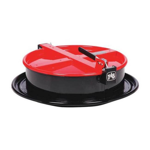 Pig Drum Funnel,Steel,6-3/4 in. H,Red DRM1212-RD