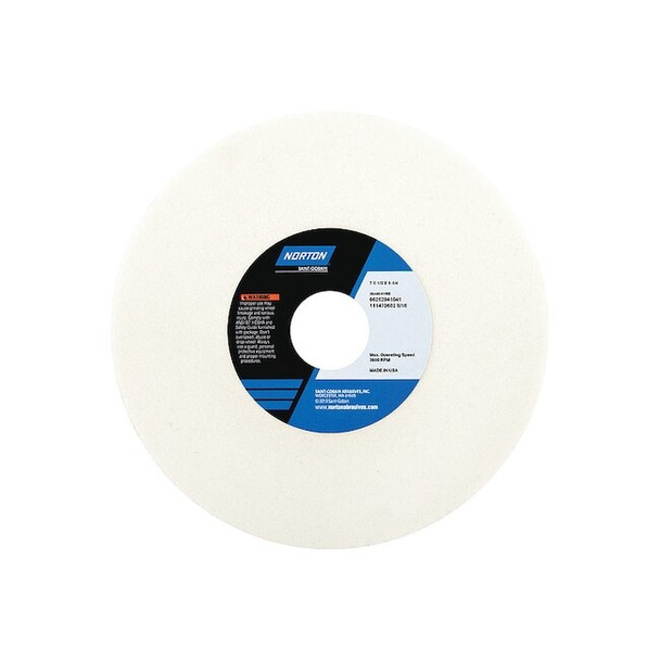 Norton Abrasives Grinding Wheel, T1, 7x1/2x1.25, AO, 46G, PK5 66252941024
