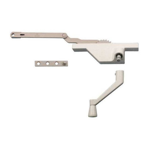 Dual Pull Lever Operator with Bracket, White (Single Pack)