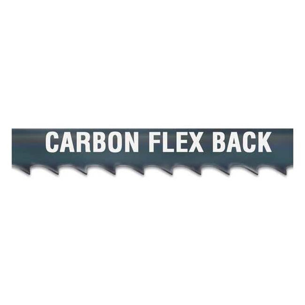 Band Saw Blade, 7 ft. 9-1/2 in L, 1/2" W, 18 TPI, Carbon Steel, 0.025" Thick