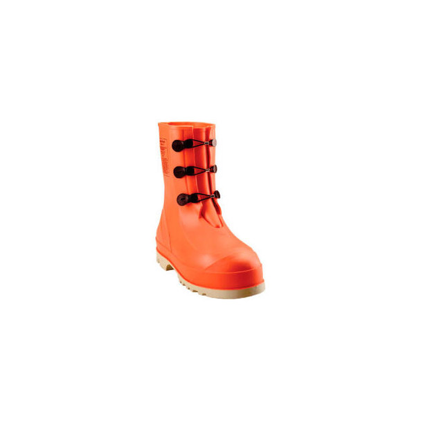 Tingley 82330 HazProof Steel Toe Boots Orange/Cream Sure Grip Outsole Size 10