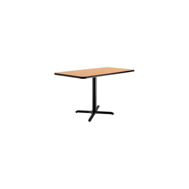 Interion Breakroom Table 48""L x 30""W x 29""H Oak