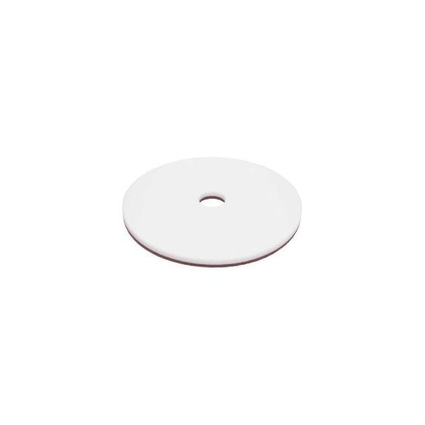 Global Industrial 17"" Floor Pad White 5 Per Case