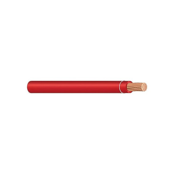 Southwire THHN Building Wire, Copper, 12 AWG, 1C, Red, Stranded 22966658