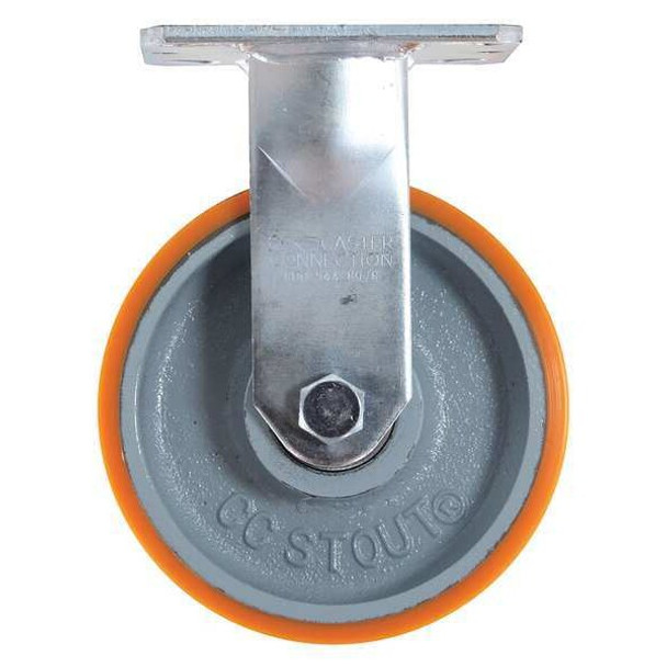 Manufacturer Varies Plate Caster,Rigid,Polyurethane,7 1/2"H CDP-G-24