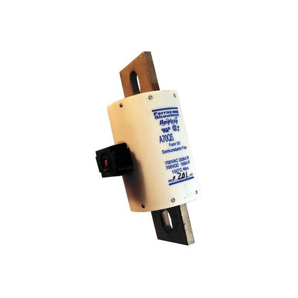 Mersen Semiconductor Fuse, 500A, Fast-Acting, 700V AC, Bolt-On A70QS500-4IL
