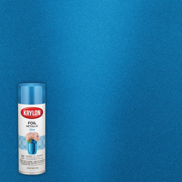 Krylon 6 Oz. Premium Foil Metallic Blue Spray Paint K01082000