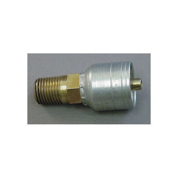 Eaton Aeroquip Fitting, BSPP,Straight,3/8,R 3/8 In-19 1A6BT6