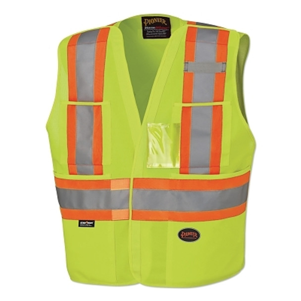 6930U/6931U Hi-Vis Safety Tear Away Vest, S/M, Yellow/Green 6930U/6931U Hi-Vis Safety Tear Away Vest, S/M, Yellow/Green