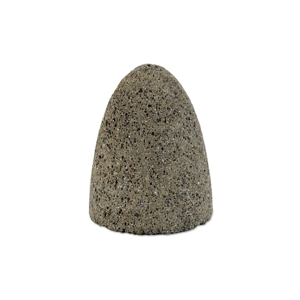 Cones and Plug, 3 in dia, 3 in thick, 5/8 in to 11 in arbor, 24 grit