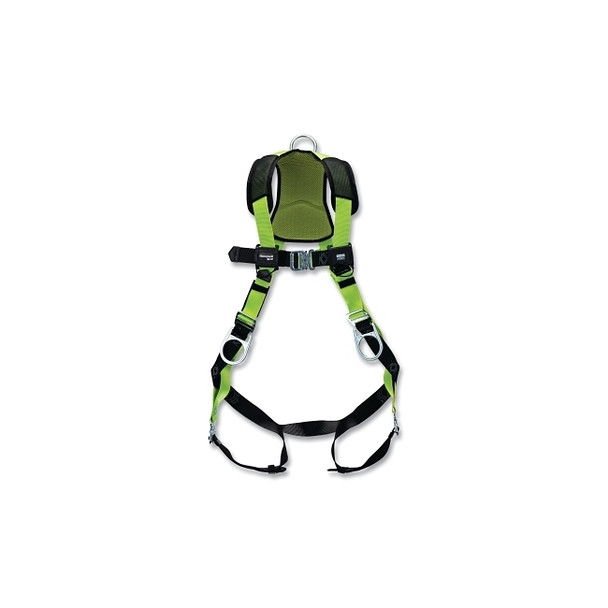 H500 Industry Comfort Full Body Harness, Back/Side D-Rings, QC, 2X-large