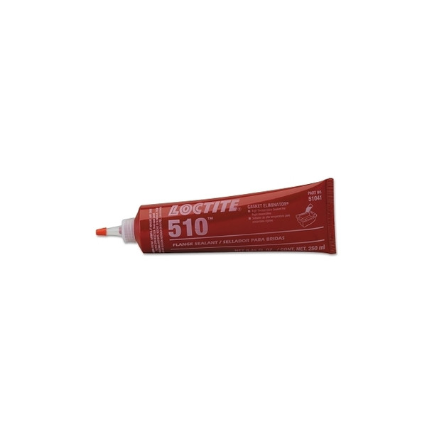 510 Gasket Eliminator Flange Sealant, High Temperature, 250 mL Tube, Red