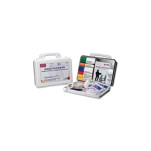25 Person Vehicle First Aid Kit, Plastic Case