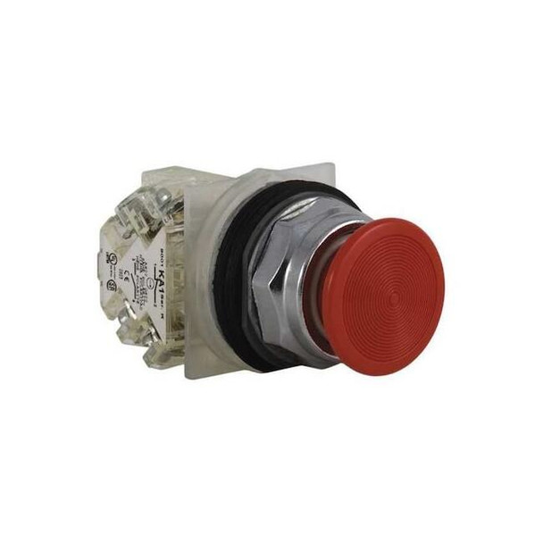 Schneider Electric Push Button Operator, 30 mm, SPDT, Red 9001KR4RH13