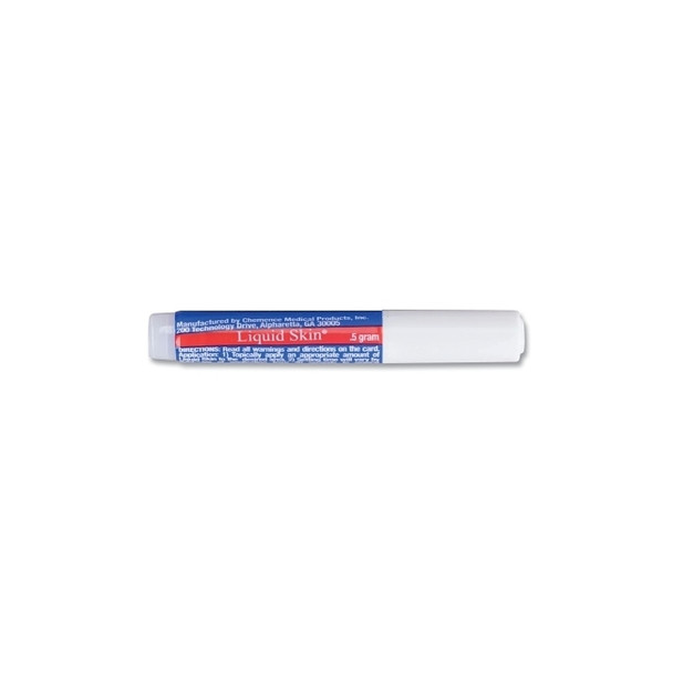 Liquid Bandage, 4 in W, 3 in L, 0.5 g, Pipette