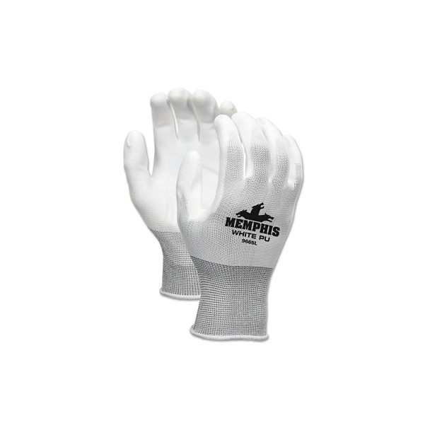 NXG® PU Coated Work Glove, Small, White