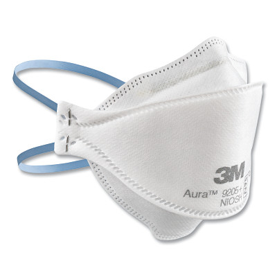 Aura™ Series N95 Particulate Disposable Respirator, 9205+, Non-Oil Based Particles