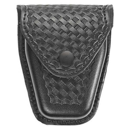 Heros Pride Handcuff Pouch, Synthetic Leather, Black, Universal, Snap 1455WB