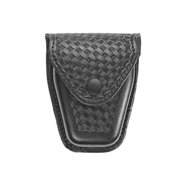 Heros Pride Handcuff Pouch, Synthetic Leather, Black, Universal, Snap 1455WB