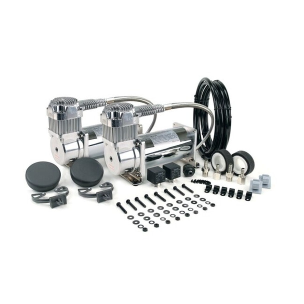 Dual Chrome 380C Value Pack (200 PSI, 380C/2, 165/200 P. Switch, 40 Amp Relay/2)