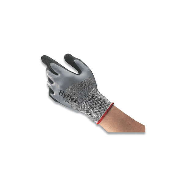 11-927 Oil and Cut Resistant Gloves, Size 7, Gray/Black Pack of 12