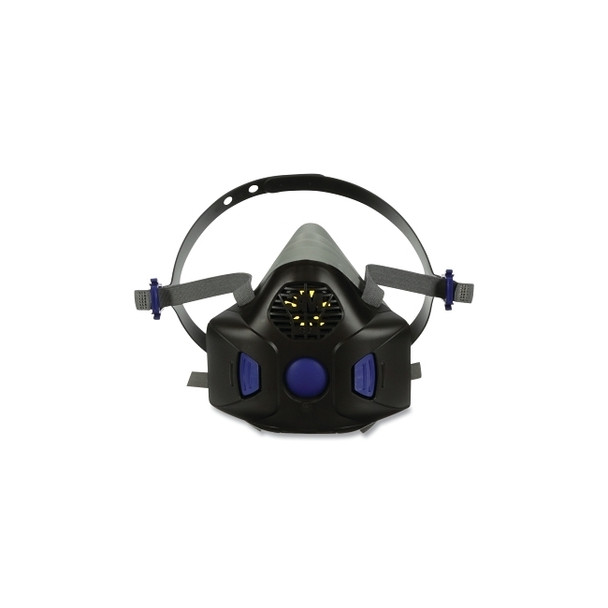 Secure Click™ Half Facepiece Reusable Respirator, Small, Gas/Vapor, with Speaking Diaphragm, Silicone/Nylon